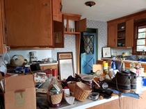 Abandoned kitchen in abandoned home