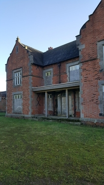 Abandoned manor house near Woodseaves England