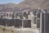 Abandoned Mehra Mer development project in Pardis Iran