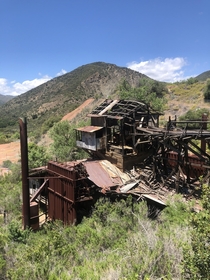 Abandoned mercury mines in the hills of Santa Barbara County