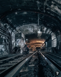 Abandoned Metro station in Paris 
