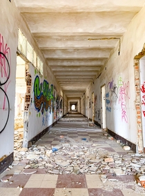 Abandoned military barracks in Hungary