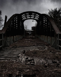 Abandoned military bridge in Czechia 