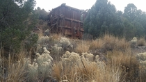 Abandoned mining building in Scranton Utah