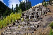 Abandoned mining operation at Eureka Colorado
