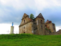 Abandoned monastery in Zagorz Poland 