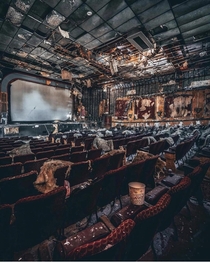 Abandoned movie theater
