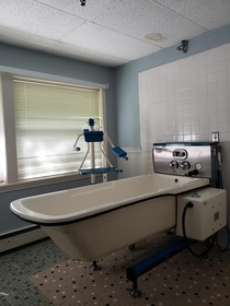 Abandoned nursing home tub