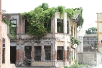 Abandoned office building in Bangkok Thailand 