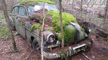 Abandoned old car near my cottage
