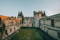 Abandoned old castle lost in France