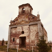 Abandoned orthodox church in Nadas village Romania