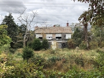 Abandoned overgrown house in the US east coast