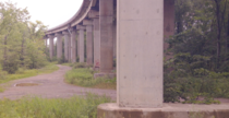 Abandoned Overpass Jemseg New Brunswick
