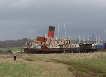 Abandoned paddle steamer Isle of Wight - England