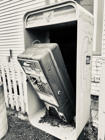 Abandoned pay phone - Massachusetts