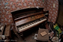 Abandoned Piano Angus Scotland 
