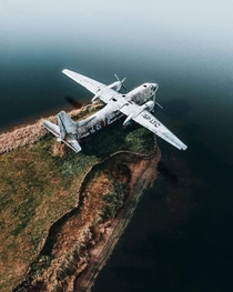 Abandoned plane in Poland