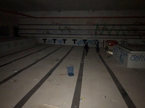 Abandoned Pool in an Abandoned School in Detroit