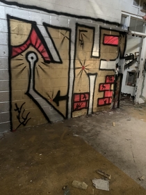 Abandoned prison art