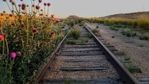 Abandoned Railroad in the desert