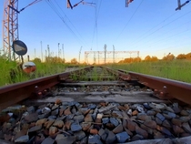 Abandoned railroad in Vinkovci Croatia 