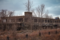 Abandoned Railway Express Agency building 