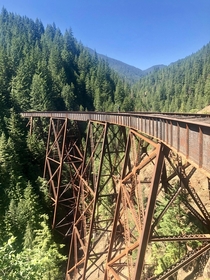 Abandoned railway near Vancouver BC