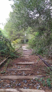 Abandoned Railway Track in Spain