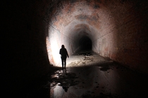 Abandoned railway tunnel