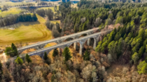 Abandoned railway viaducts in Staczyki Masurian Forest