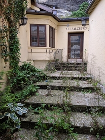 Abandoned restaurant in Salzburg Austria