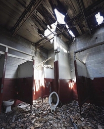 Abandoned restrooms