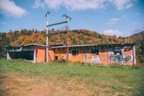 Abandoned roadside building in Vermont 