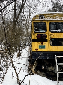 Abandoned school bus hidden in the woods of Vermont IG austinschacht