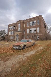 Abandoned school in Adams County Iowa