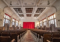 Abandoned school theater