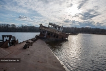 Abandoned ship Chernobyl Exclusion Zone by Arkadiusz Podniesinski 