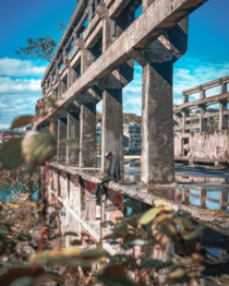 Abandoned shipyard in Keelung Taiwan