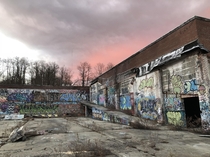 Abandoned skate park Beacon NY