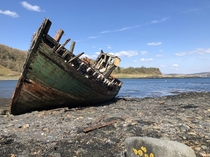 Abandoned Skiff on Kerrera Scotland