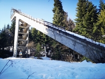 Abandoned Soviet Ski Jump Slope - Bulgaria