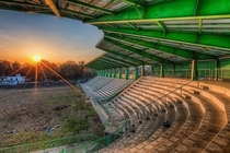 Abandoned stadium in Bratislava 