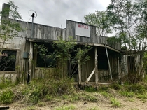 Abandoned store near the border of Mexico in Los Ebanos TX 