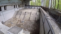 Abandoned Swimming Pool in Pripyat