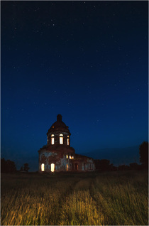 Abandoned Temple in the Kurgan Oblast Russia  Photo by Oleg Astakhov