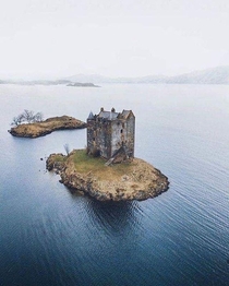 Abandoned th century castle in Scotland