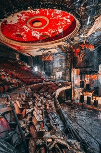 Abandoned theater in the US 