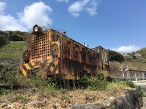 Abandoned timber train in Shikoku Japan
