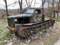 Abandoned tractor in Cherven Bulgaria